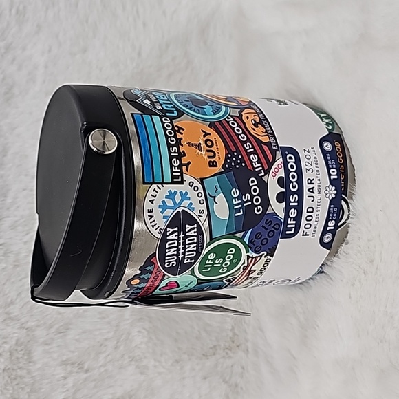 Life Is Good Stainless Steel Insulated Food Jar 32oz - Picture 1 of 8